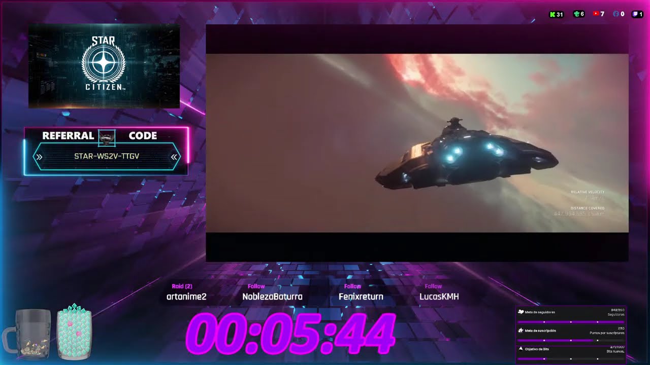 💥#StarCitzen Investigando Nyx...Te vienes? 💥#4.6💥#Español🐱‍👤00