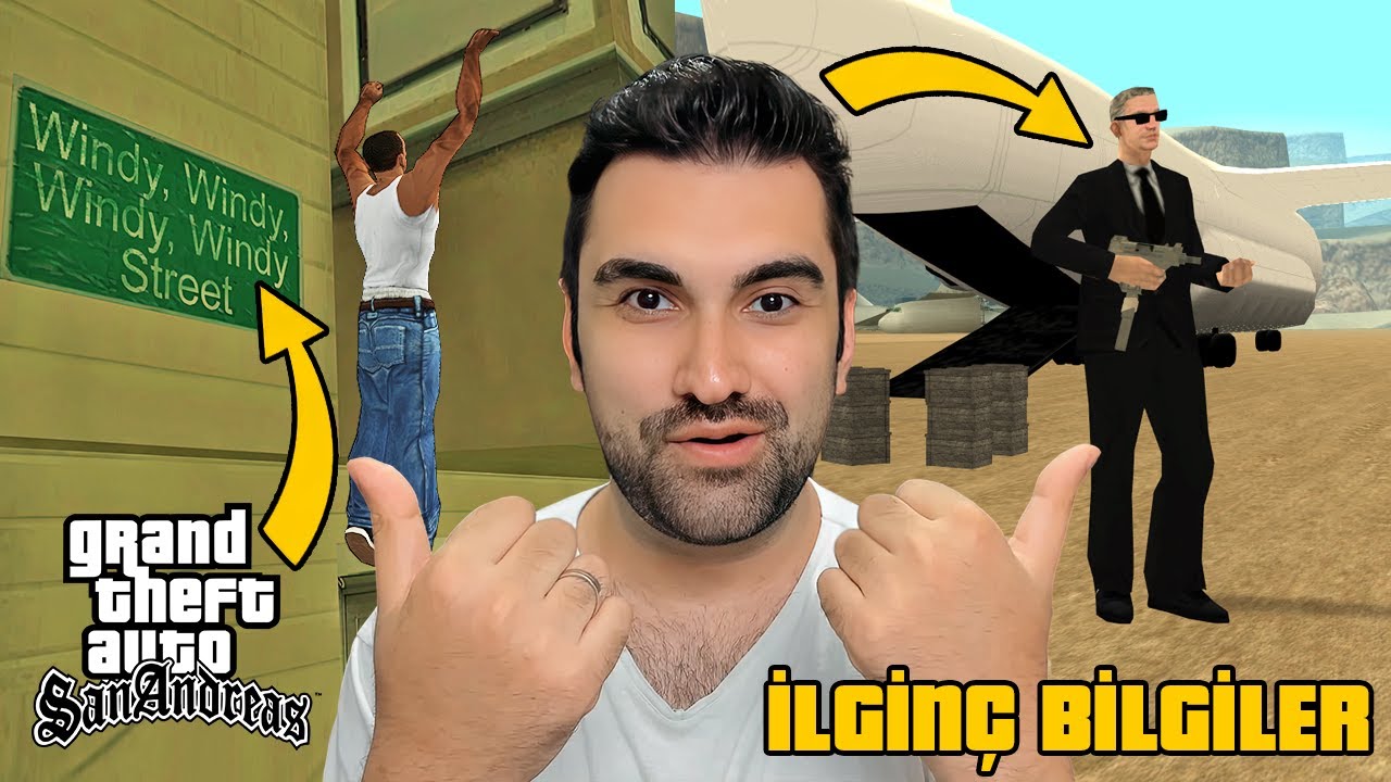 GTA SAN ANDREAS 'IN İLK DEFA ÖĞRENECEĞİNİZ İLGİNÇ BİLGİLERİ !