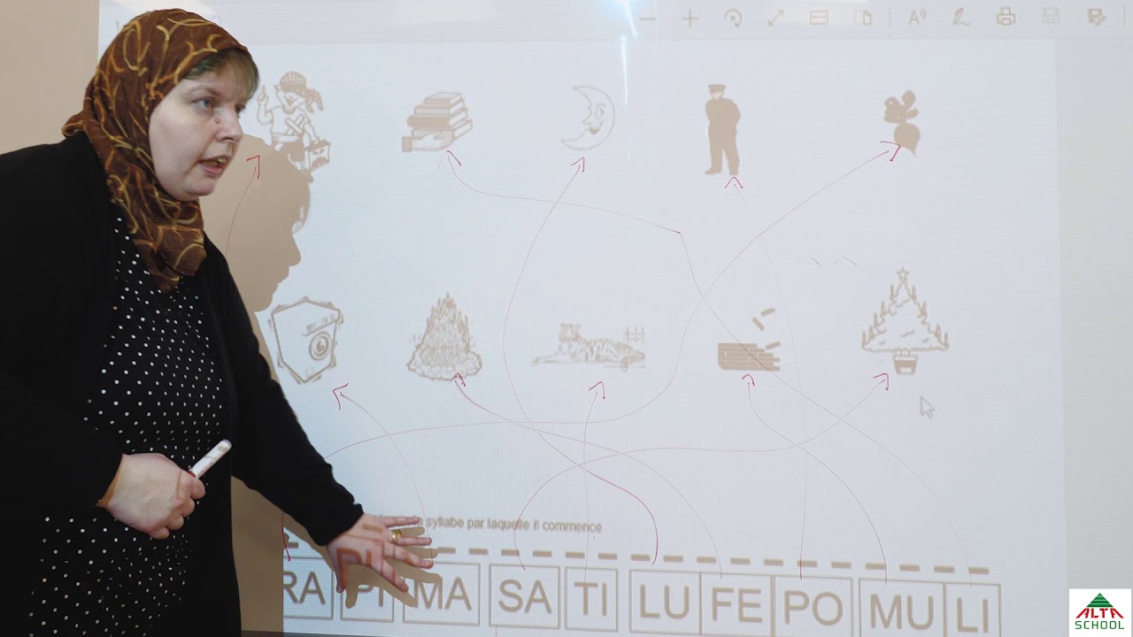 cours de français classe préscolaire  activités sur la syllabe et le mot