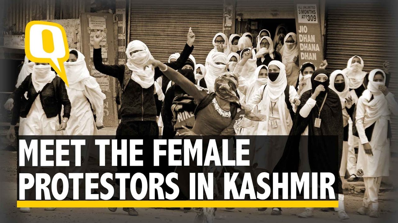 The Quint: Why Some Schoolgirls in Kashmir Are Picking Stones Over Books