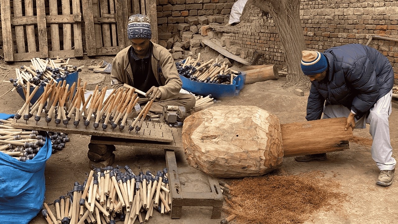 Most Satisfying Woodworking Manufacturing And Mass Production Factory Process