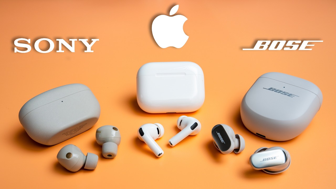 Грандиозное противостояние наушников с активным шумоподавлением! AirPods Pro 3 против Bose против...