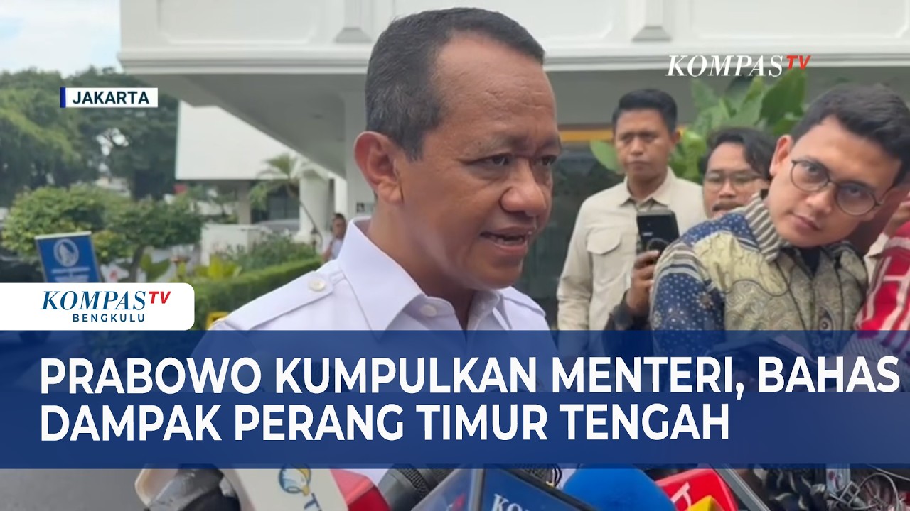 Prabowo Kumpulkan Menteri, Bahas Dampak Perang Timur Tengah
