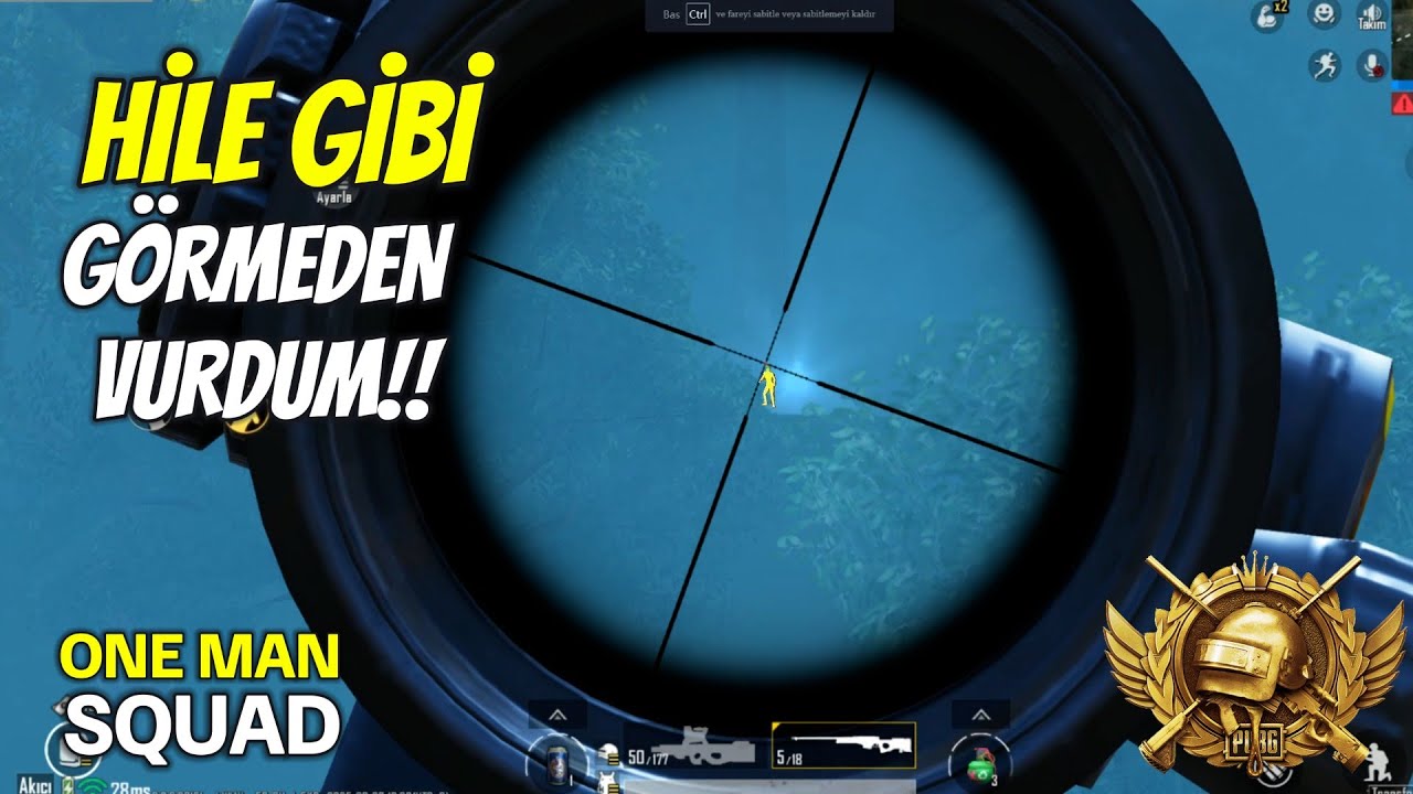 HİLE GİBİ GÖRMEDEN VURDUM ! BURAK GAME SOLO SQUAD PUBG MOBİLE
