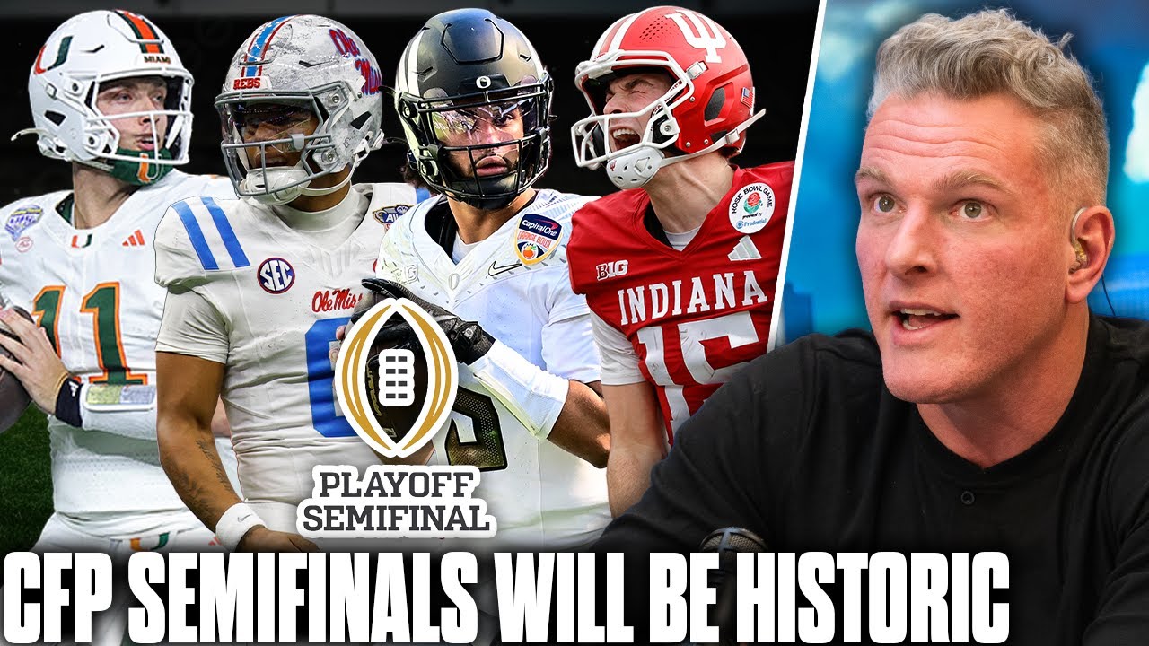 The College Football Semi Finals Are Set & Are Guaranteed To Be Historic | Pat McAfee Show