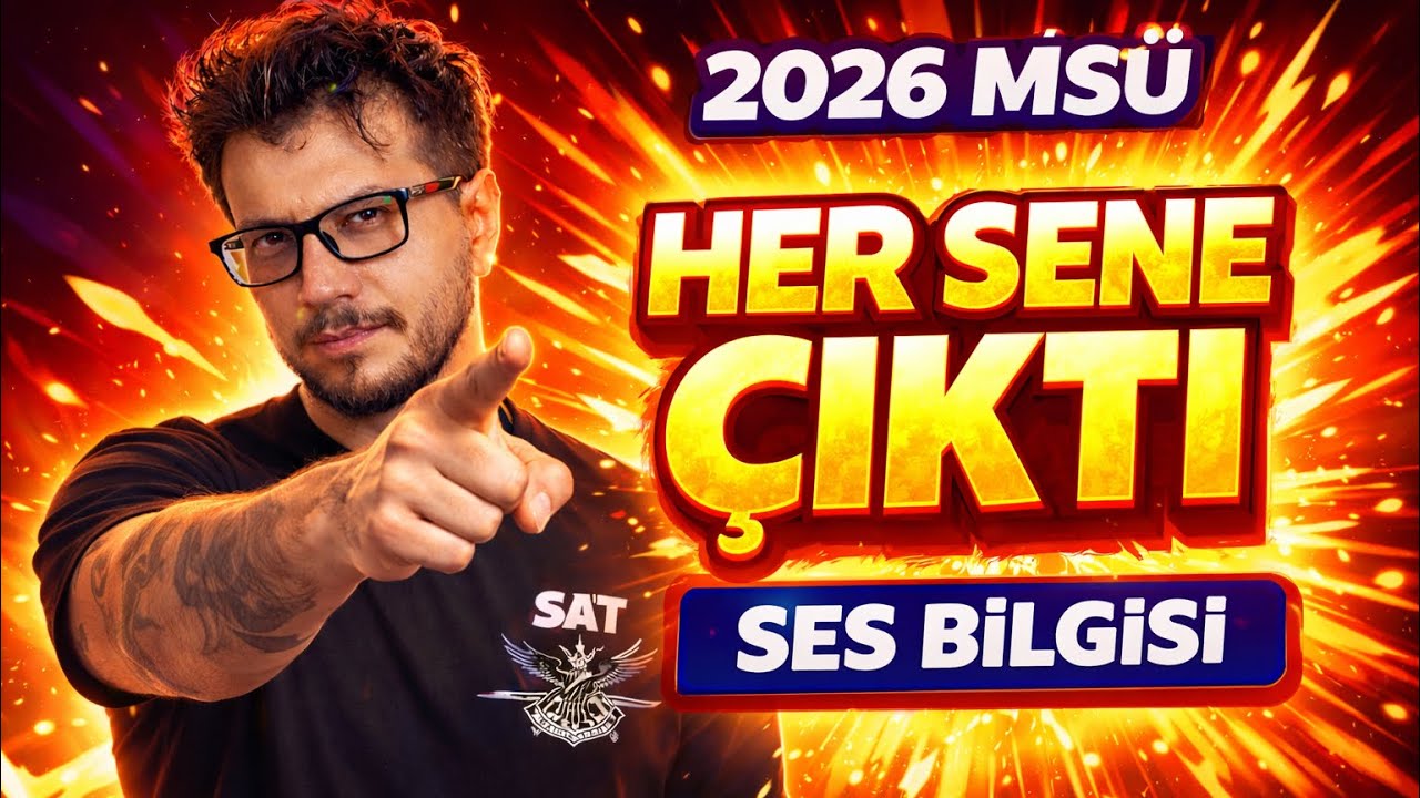 2026 MSÜ FULL TEKRAR | SES BİLGİSİ 