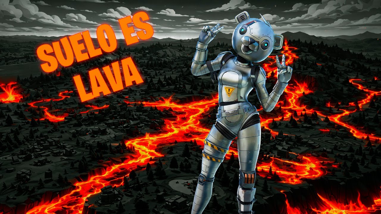 😈 ¡El SUELO ES LAVA = NO PUEDO TOCAR EL SUELO! 😈 ~ FORTNITE CAPÍTULO 1 TEMPORADA 7