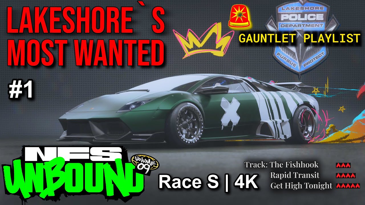 Need for Speed Unbound &mdash; Gauntlet | Lakeshore&rsquo;s Most Wanted - #1 | Проходження Українською | 4K60FPS