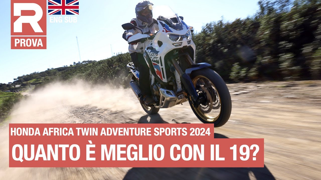 Honda Africa Twin 2024 Adventure Sports  - prova - ecco come va con il 19