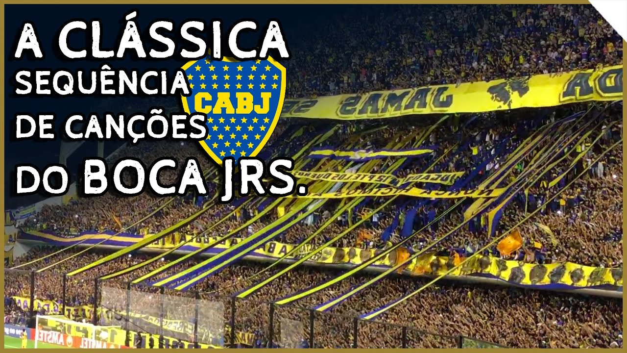 A CLÁSSICA SEQUÊNCIA DE CANÇÕES DA TORCIDA DO BOCA JUNIORS (Legendado)
