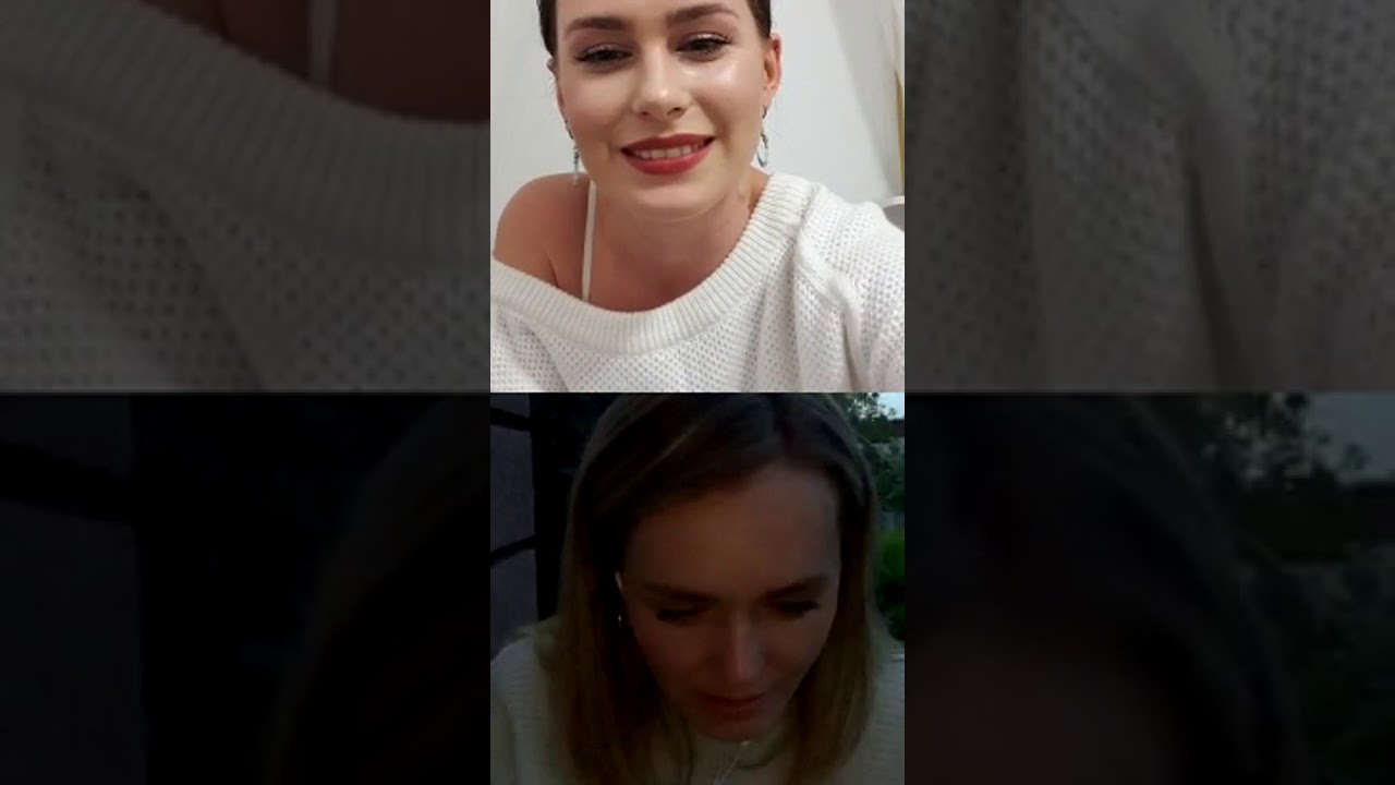 Anna Maria Sieklucka with Magdalena Lamparska instagram live May 27, 2020