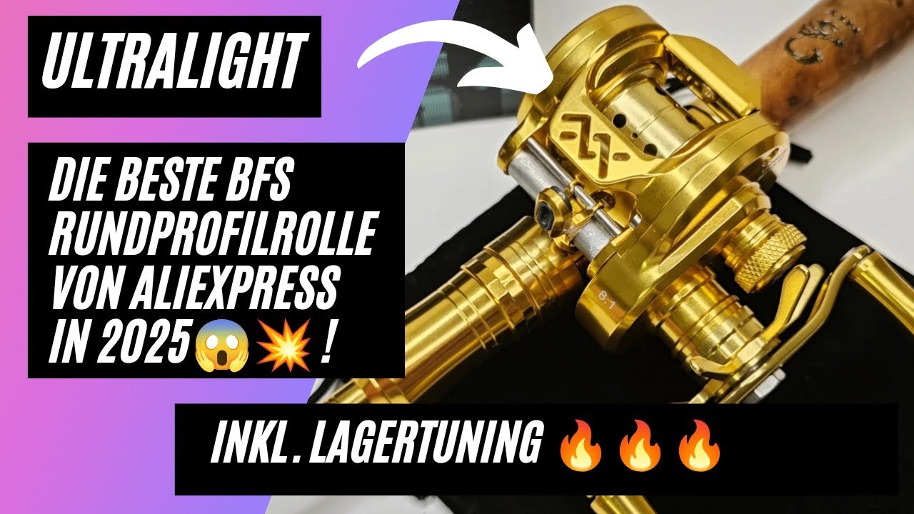 AliExpress Baitcaster | die beste BFS Rundprofilrolle 2025