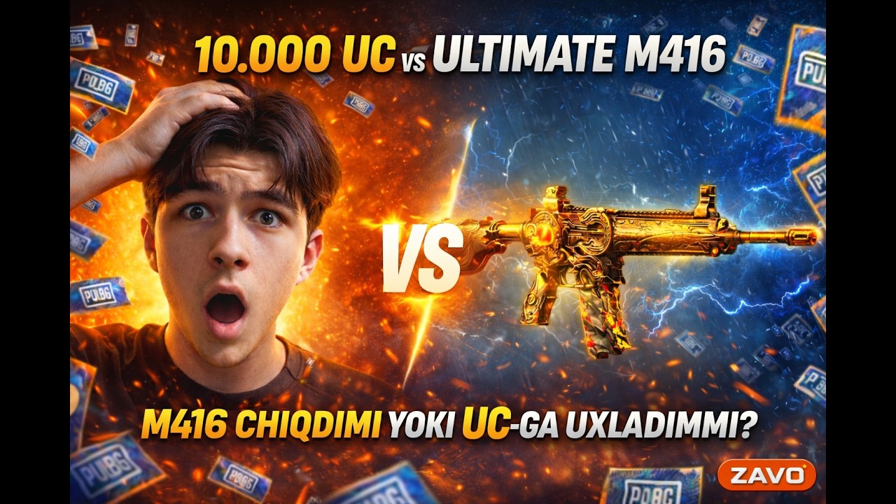 M416 CHIQDIMI YO‘QMI?! 10.000 UC OCHDIM 😱 | PUBG MOBILE#PUBGMOBILE#M416#UltimateM416#UCOpening#PUBGU