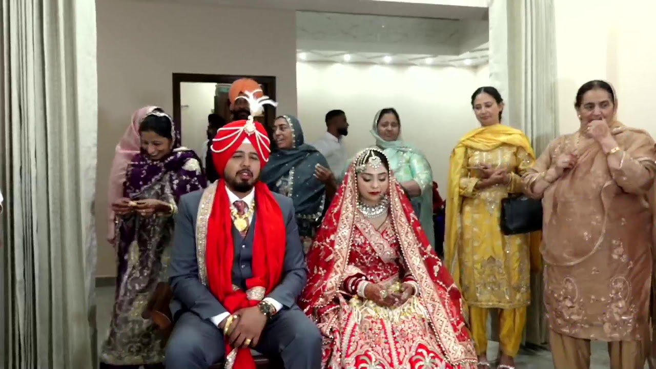 LIVE WEDDING CEREMONY || VISHALDEEP SINGH WEDS KIRANJOT KAUR || SANDY SHARMA FILMS || M.98155-77481