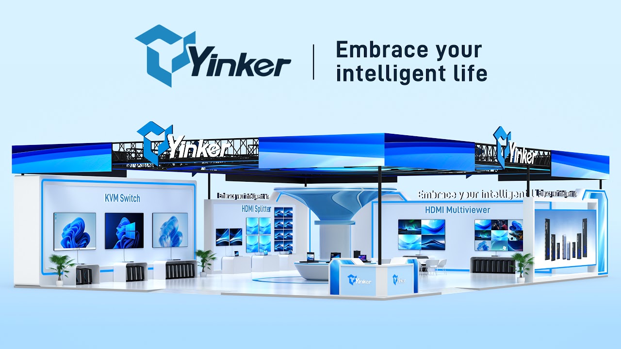 Yinker is specialized in solutions for audio & video transmission liike HD splitter, and KVM switch