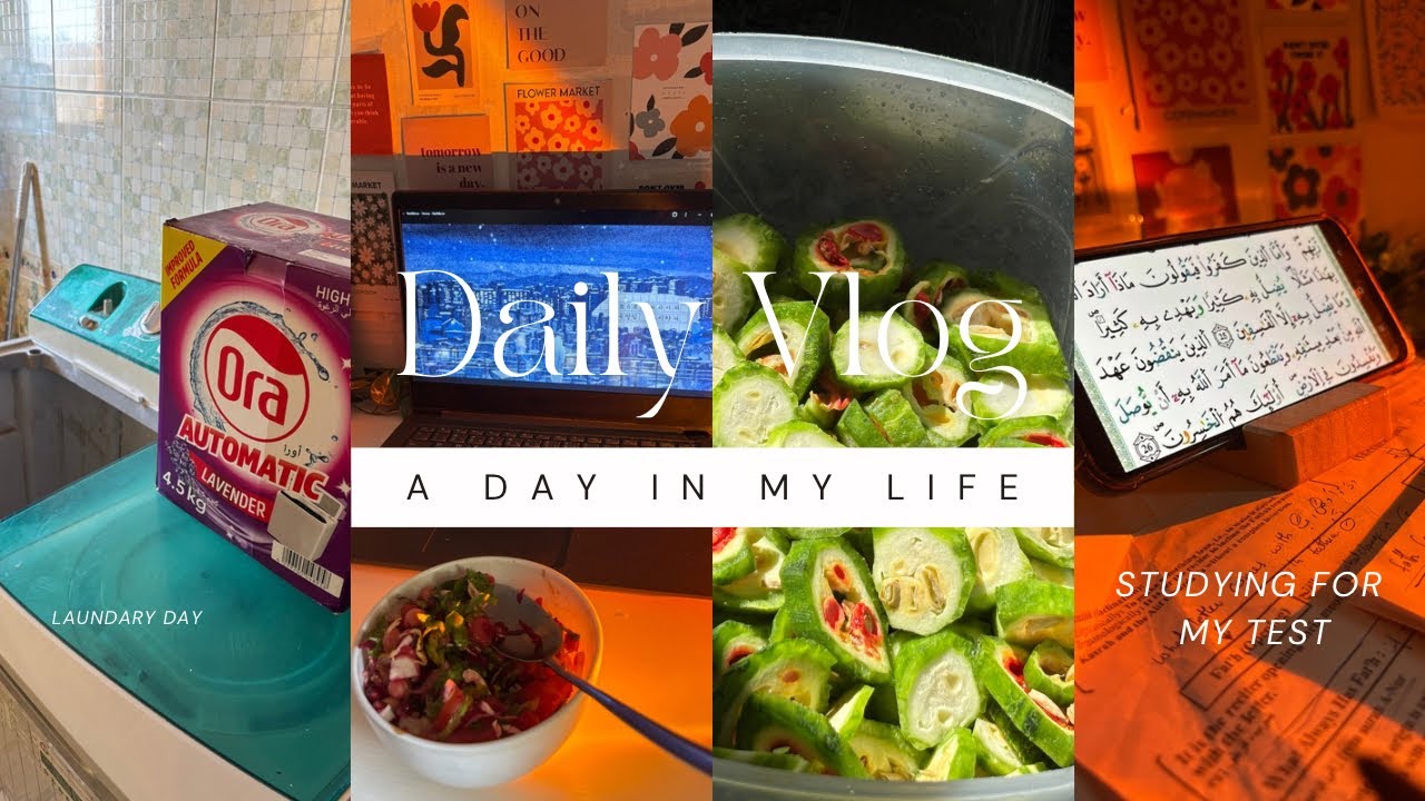 ☀️Sunday vlog | studying 📚 | made a healthy salad 🥗for brunch | chores |walking#vlog #adayinmylife