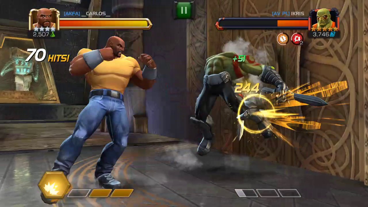 LUKE CAGE VS DRAX
