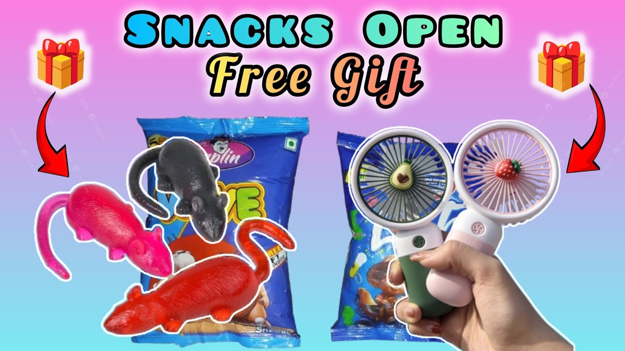 Snacks Open WWE And Light Box | Attractive Gift Inside - Rate And fan🪭🎁
