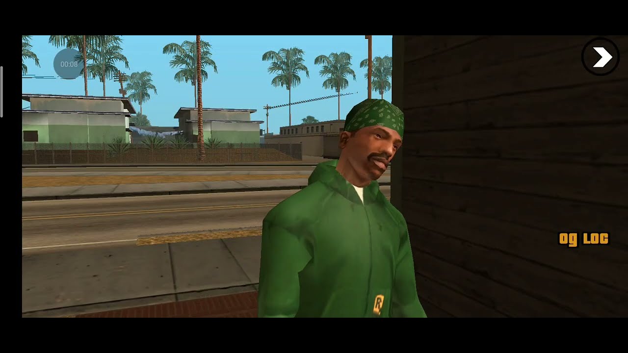Og loc mission on the GTA SA (san Andreas)