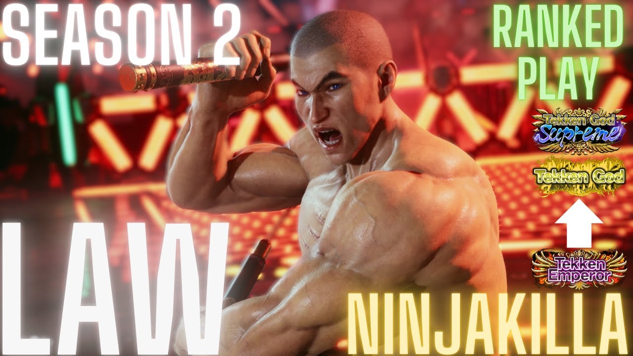 Tekken 8 | NinjaKilla (Law) Tekken Empepror To Tekken God & Supreme Ranked Play