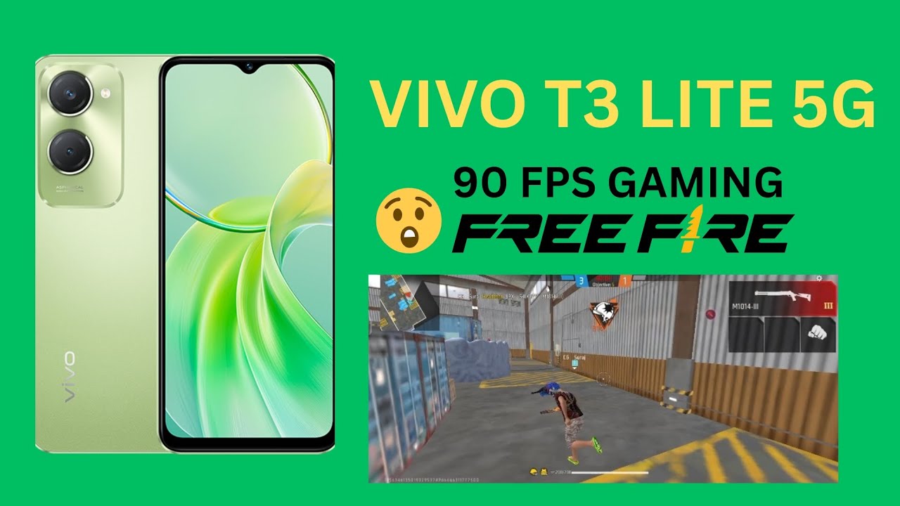 ⚡ Free Fire on Vivo T3 Lite 5G – Lag Test & FPS Check! 📱