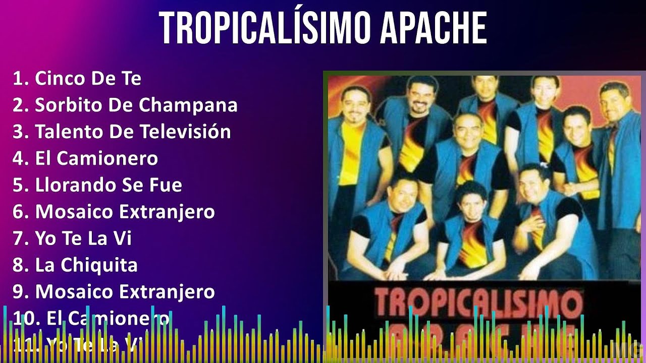 Tropicalísimo Apache 2024 MIX Grandes Exitos - Cinco De Te, Sorbito De Champana, Talento De Tele...