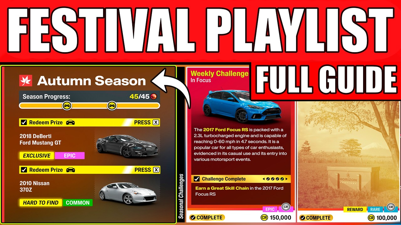 Forza Horizon 6 Festival Playlist Autumn Season - FULL GUIDE! & All Rewards (Series 6)