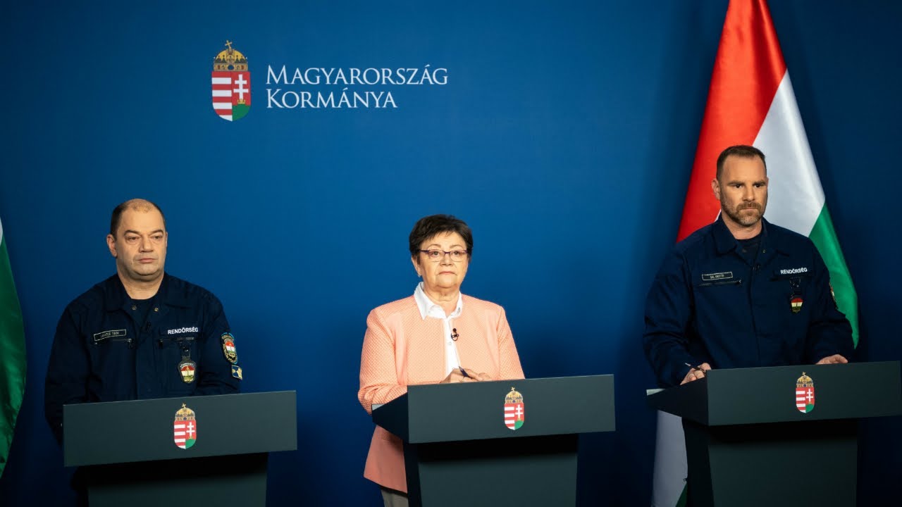 Az operatív törzs sajtótájékoztatója (2020. április 10.)