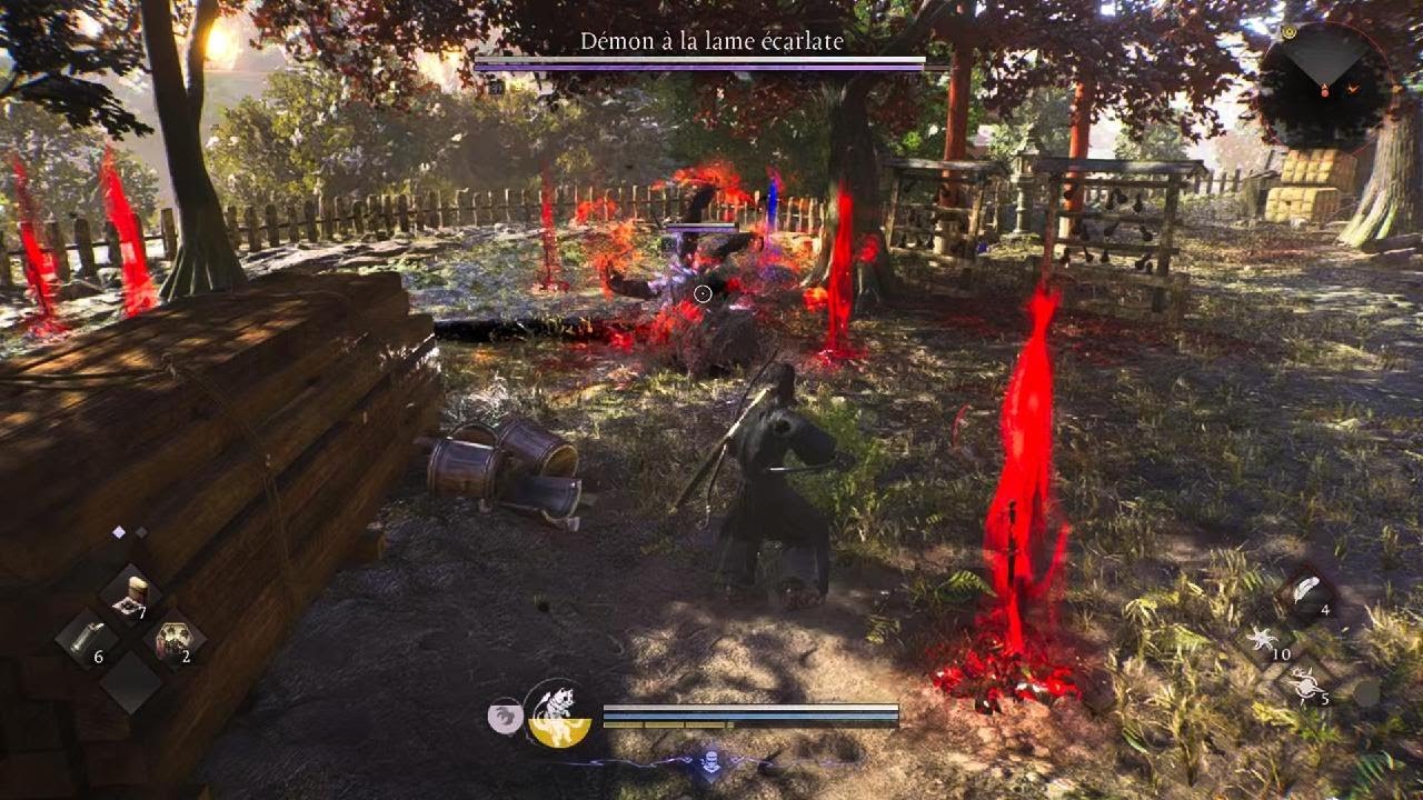 Démon á la lame écarlate Démo de Nioh 3