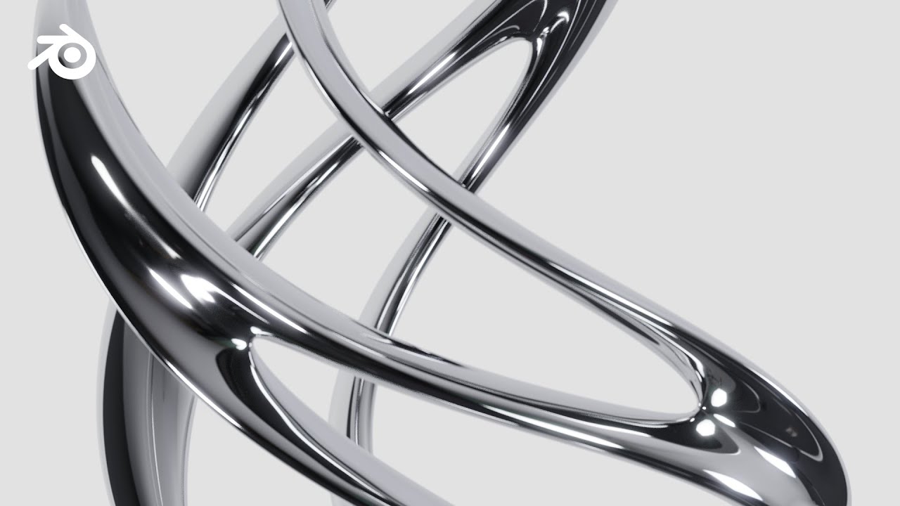 Blender ✛ Wavy Chrome  ✛ Timelapse