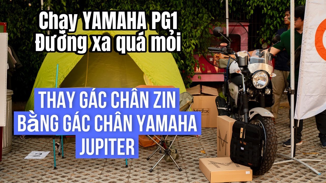 Thay đổi vị trí gác chân trên Yamaha PG1