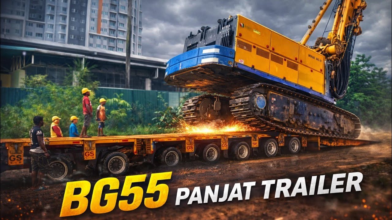 BAUER BG55 REDAH BANJIR UNTUK NAIK ATAS TRELER BERBAGAI GANDAR