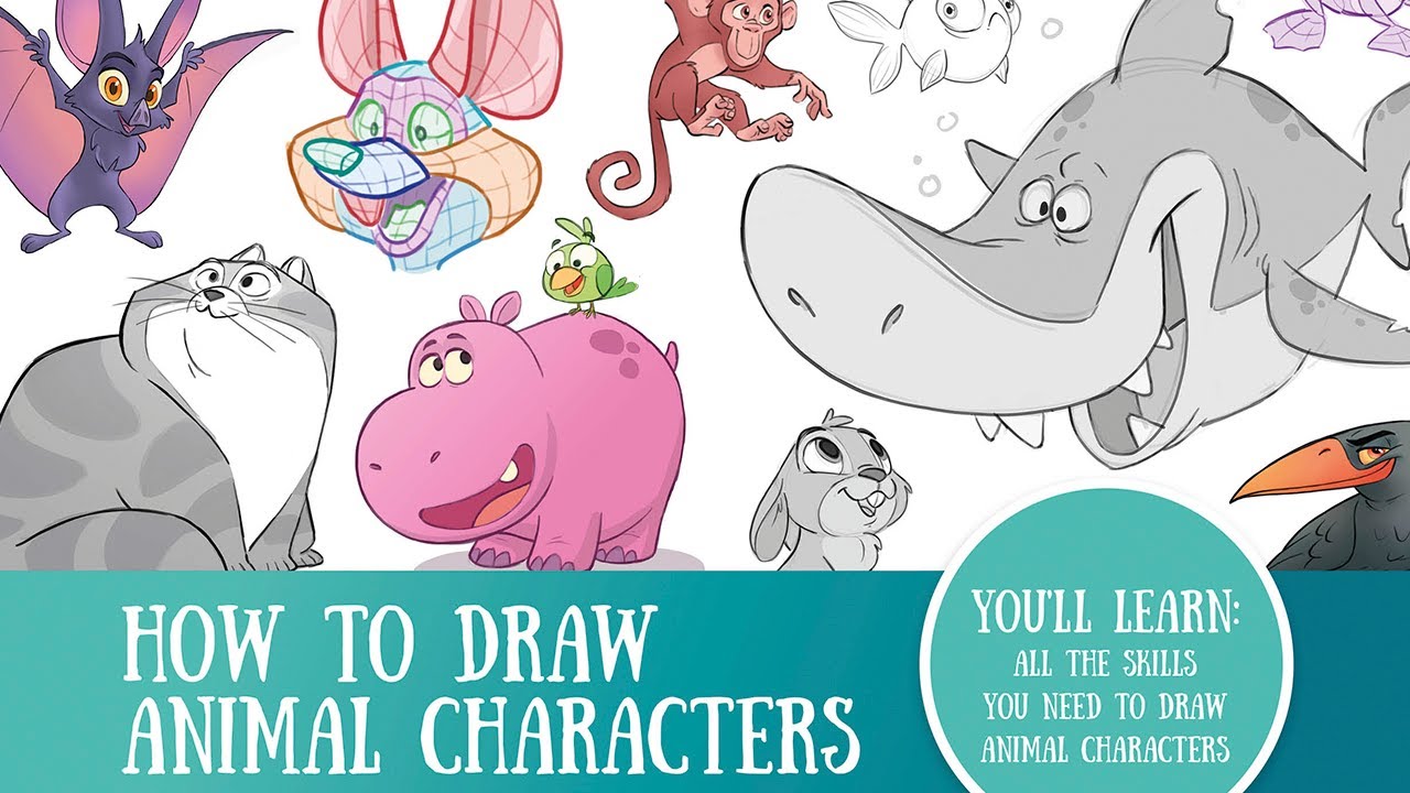 How to draw animal characters