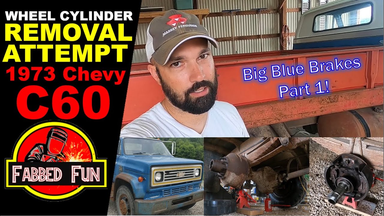 Big Blue Brakes, часть 1. Снятие рабочего тормозного цилиндра Chevy C60