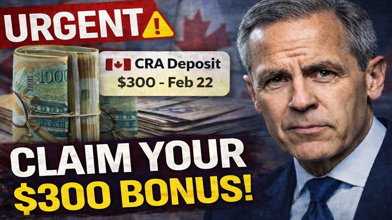 URGENT The $300 CRA Deposit is Coming Feb 22 — Are You One of the 5 Million Eligible