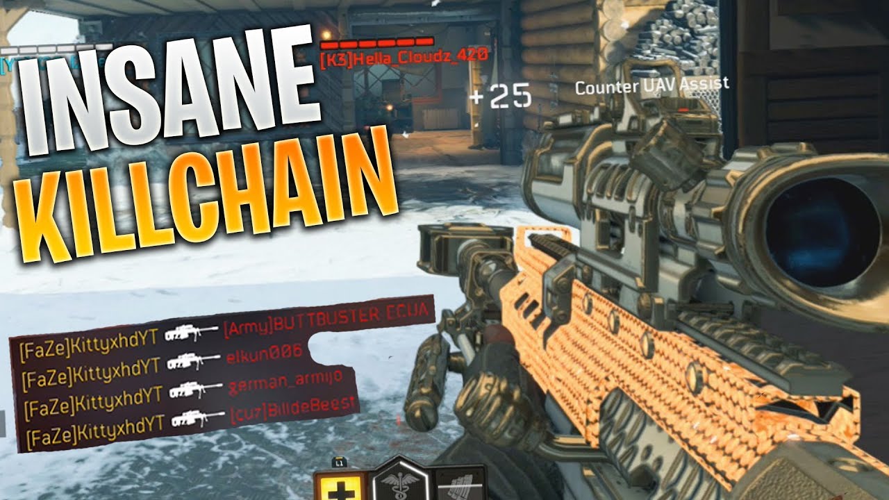 the BEST SNIPER in BO4.. (Perfectionist KILLCHAIN)