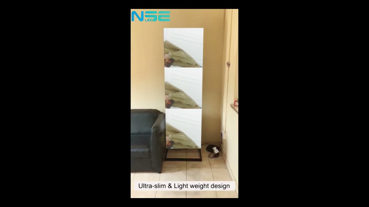 Indoor P3 Slim LED Poster Screen for Showroom Design