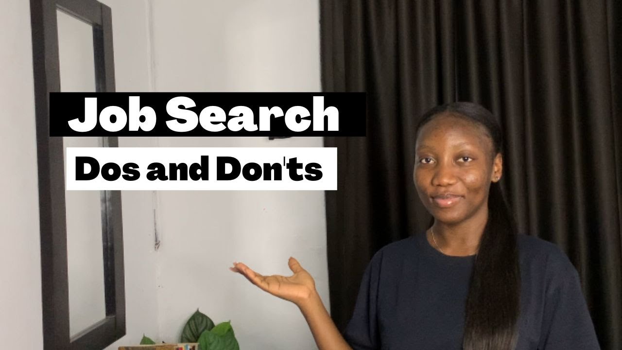 Job search mistakes to avoid