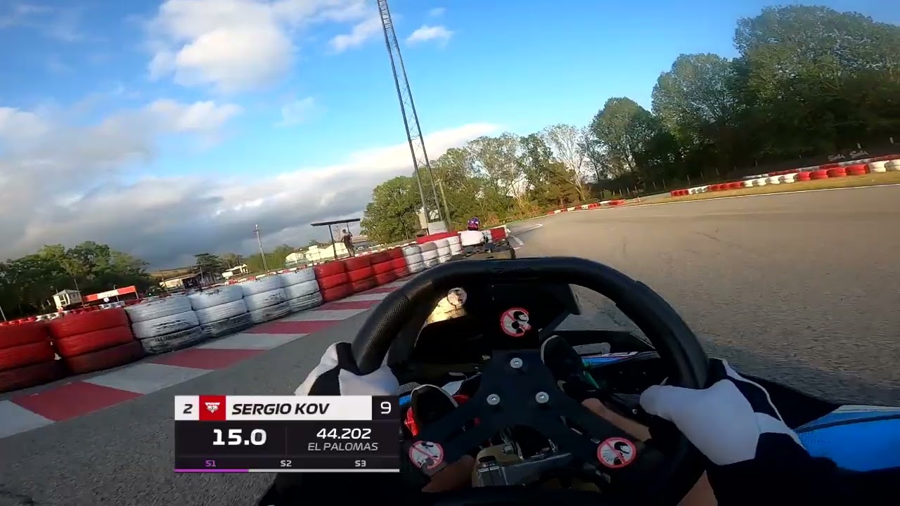 ⏱️ Karting Cardedeu - Sergio Kov onboard lap (43.816)