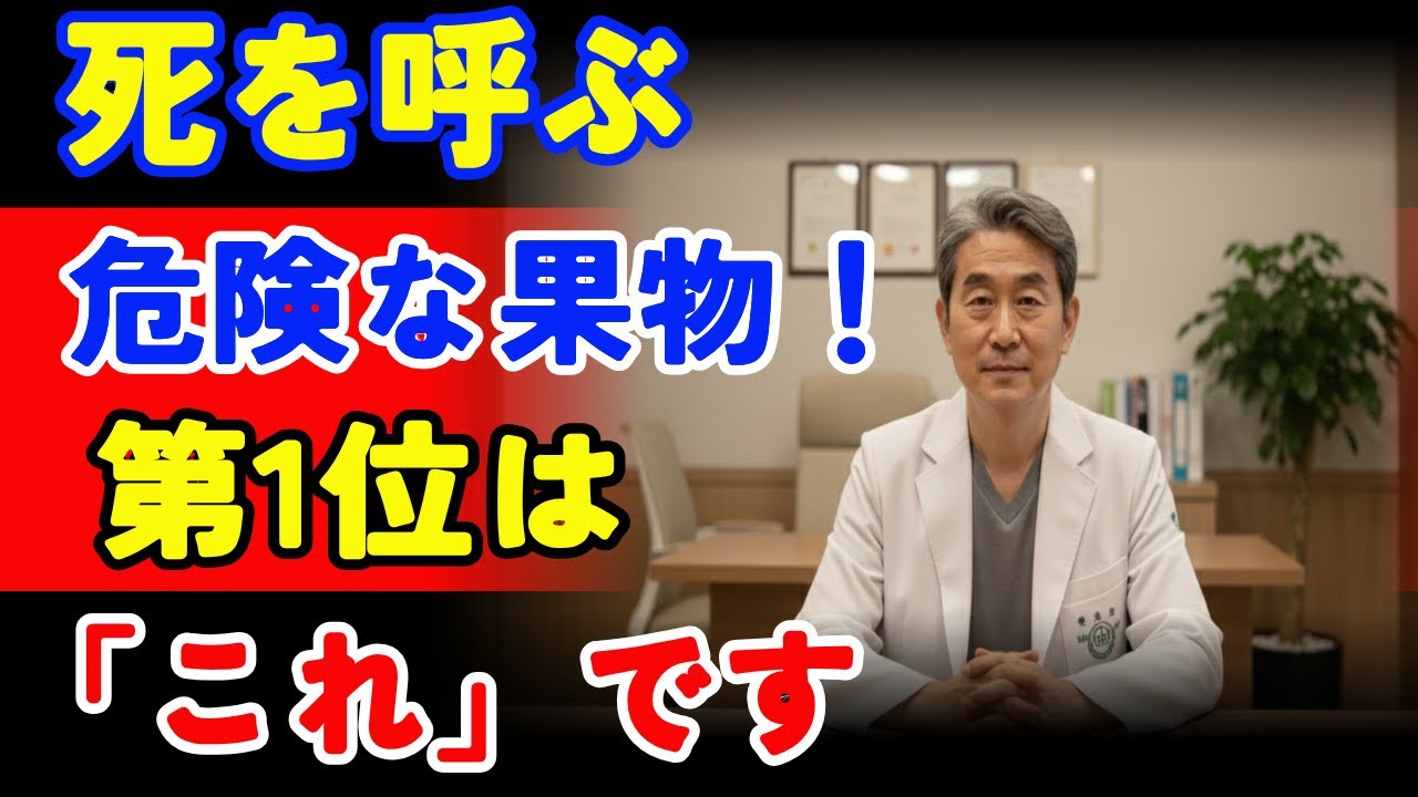 【医師が警告】60歳過ぎたら果物は危険！正しい食べ方3つ｜知らないと病気に