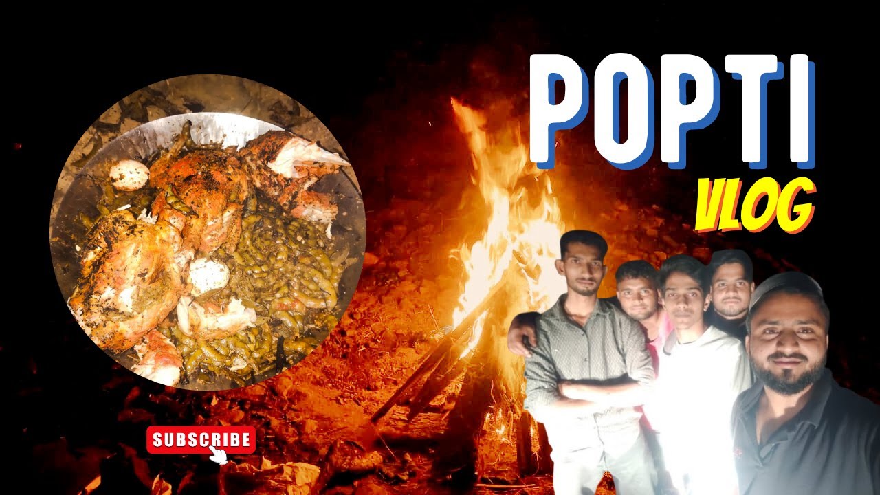 “First Winter ‘Popti’ of the Year! ❄️🔥 Fun Moments & Village Vibes”