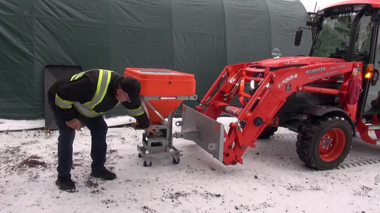 Arctic Snow Plows Salt Spreader (First Test)