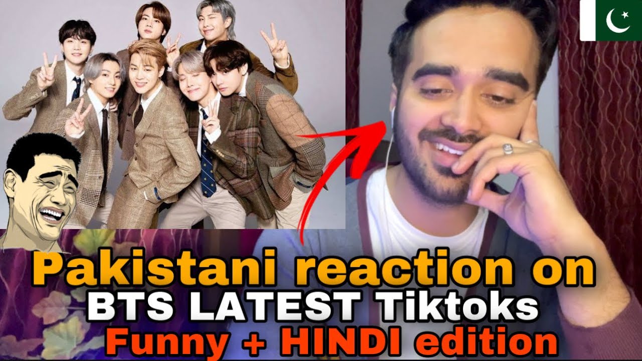 Pakistani React on BTS TikTok Edits Compilation + Funny | YesAddy reaction |