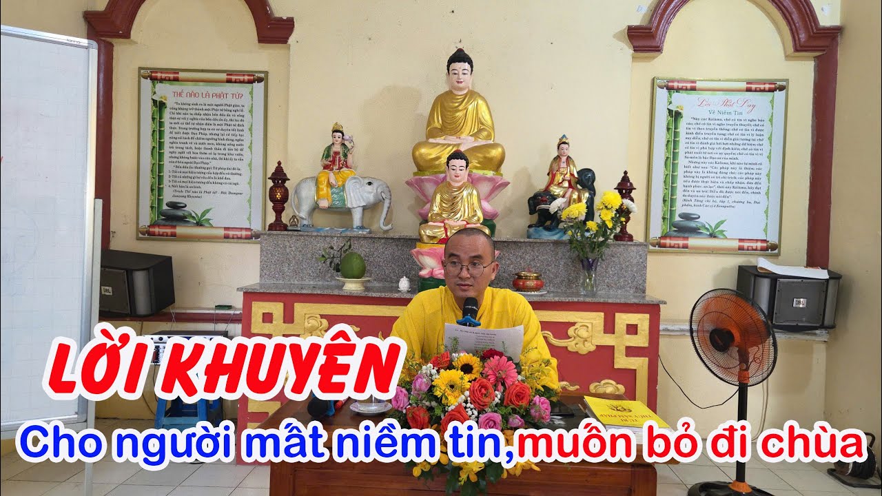 LỜI KHUYÊN dành cho người mất niềm tin muốn bỏ chùa: ĐỨC PHẬT CHỈ LÀ NGƯỜI DẪN ĐƯỜNG| #thichnhatdao