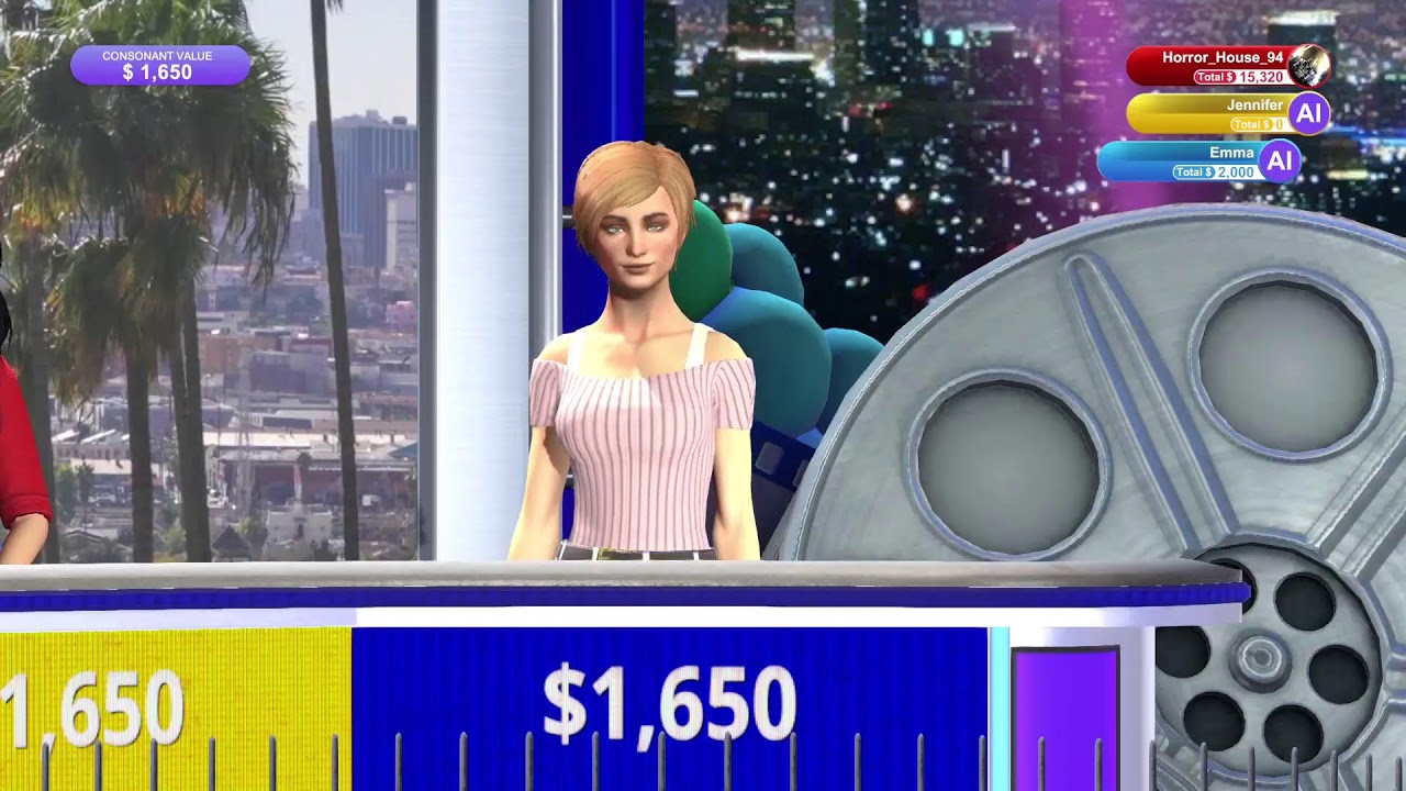 Wheel of fortune ps5gameplay