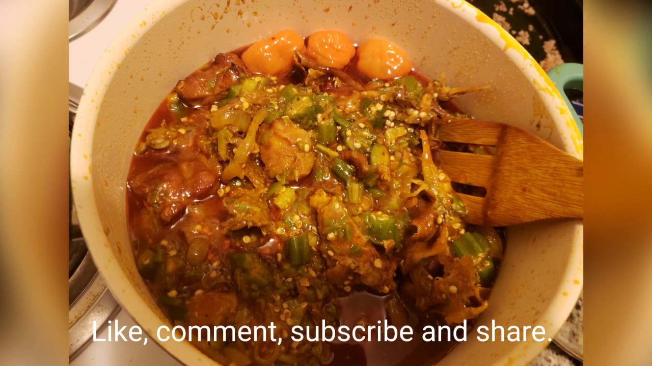 Best Fry/stew okra| Sierra Leone style