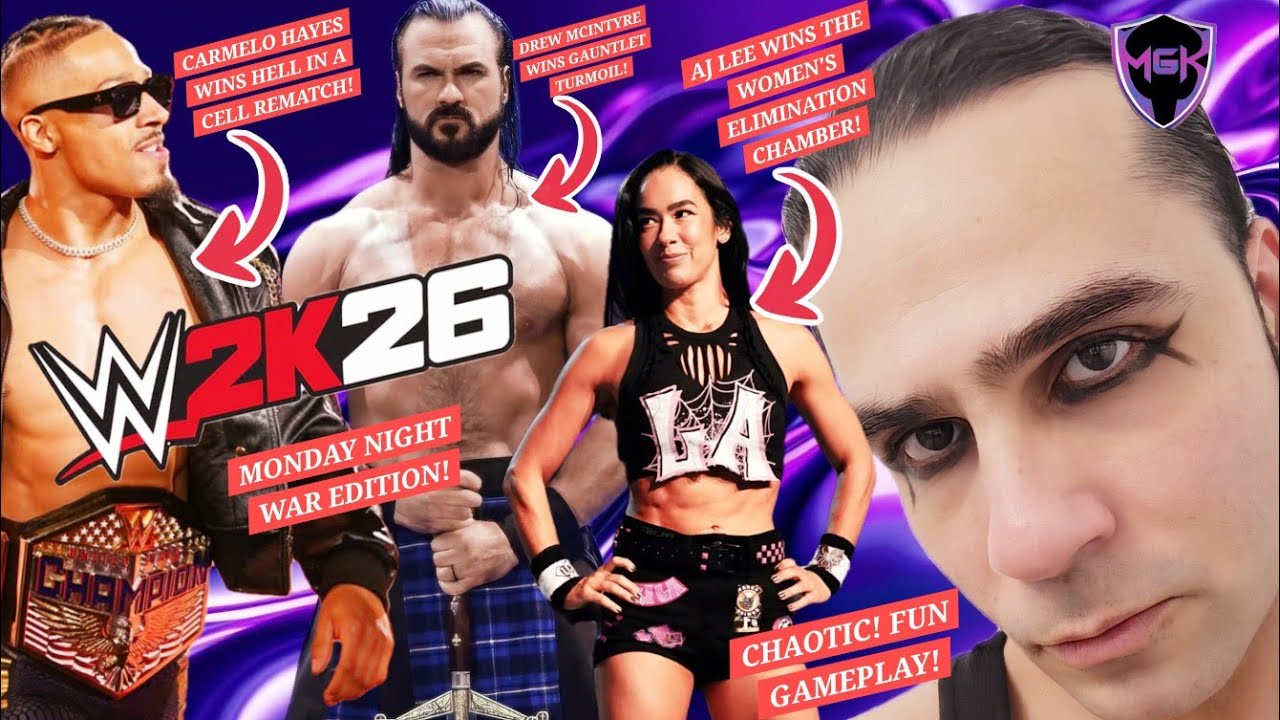 WWE 2K26! *MONDAY NIGHT WAR EDITION* UNLOCKABLES-REWARDS! 🔥🏆🔥
