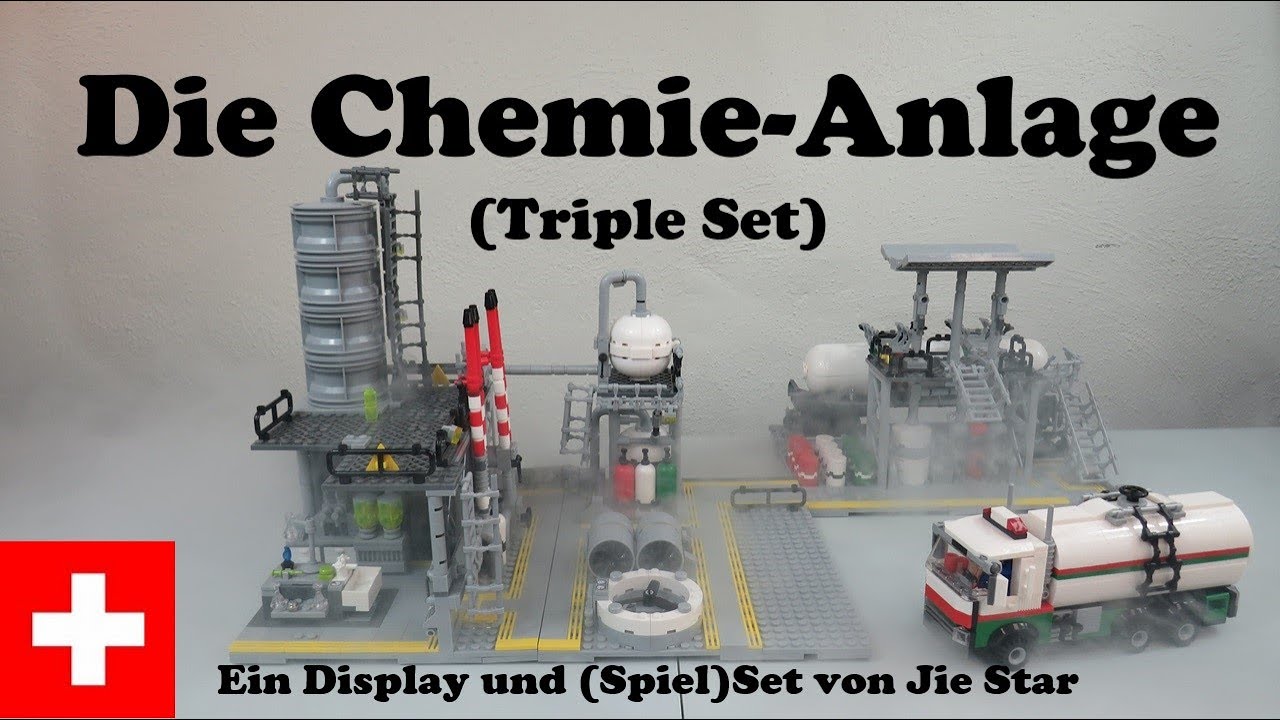 JIE STAR - Chemical Plant / Chemie-Anlage 3 Sets - JJ9014 / JJ9015 / JJ9016 - Triple Set Review