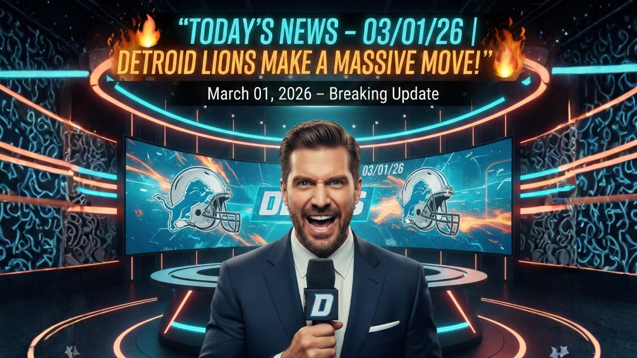 Lions Offseason Shockwaves: Combine Stars & Montgomery Drama | Lions News Today 03/01/26