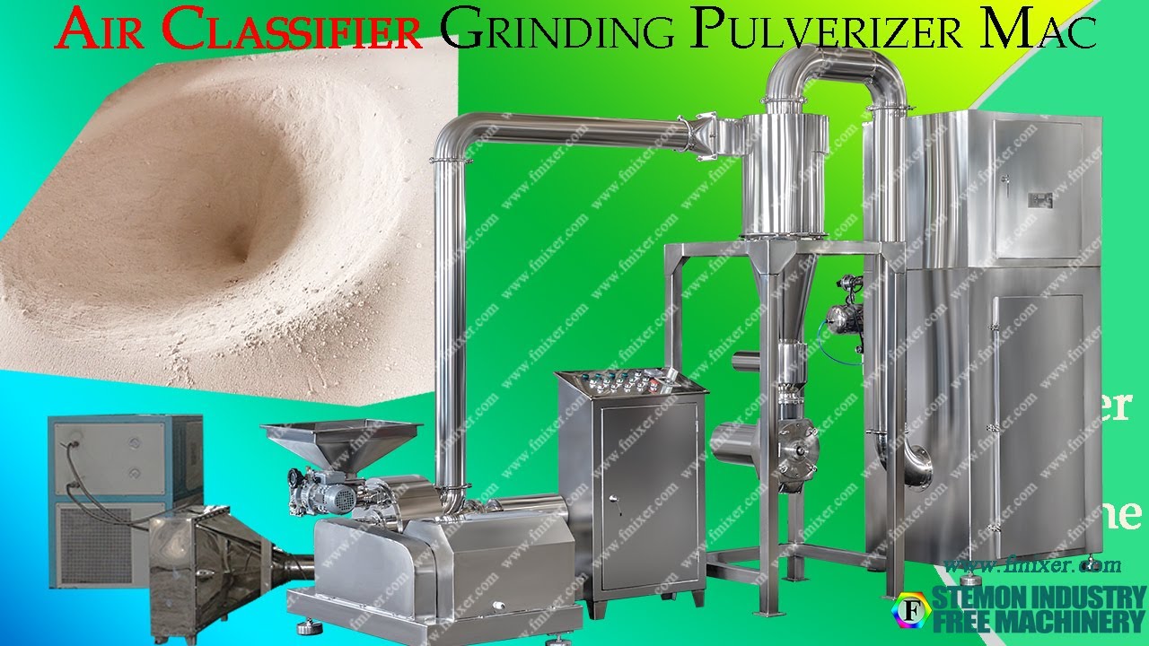 Air classifier Mill pulverizer machine with air cooling┃size reduction equipment